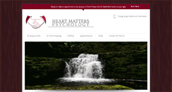 Desktop Screenshot of heartmatterspsychology.com