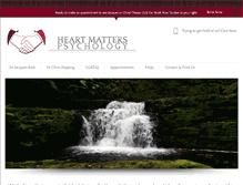 Tablet Screenshot of heartmatterspsychology.com